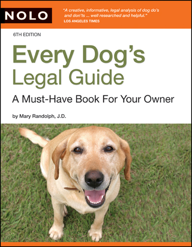 Cover image for Every Dog's Legal Guide
